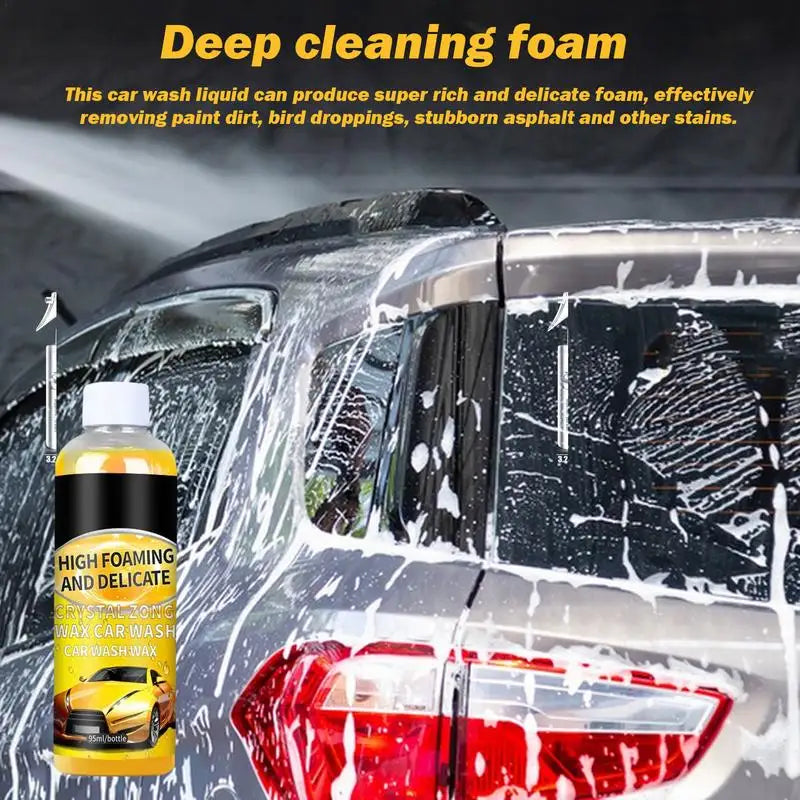 Car Shampoo Powerful Cleaner High Concentration Safe Foam Cleaning Exterior Body Polishing Accessories Ceramic Soap Cleanser