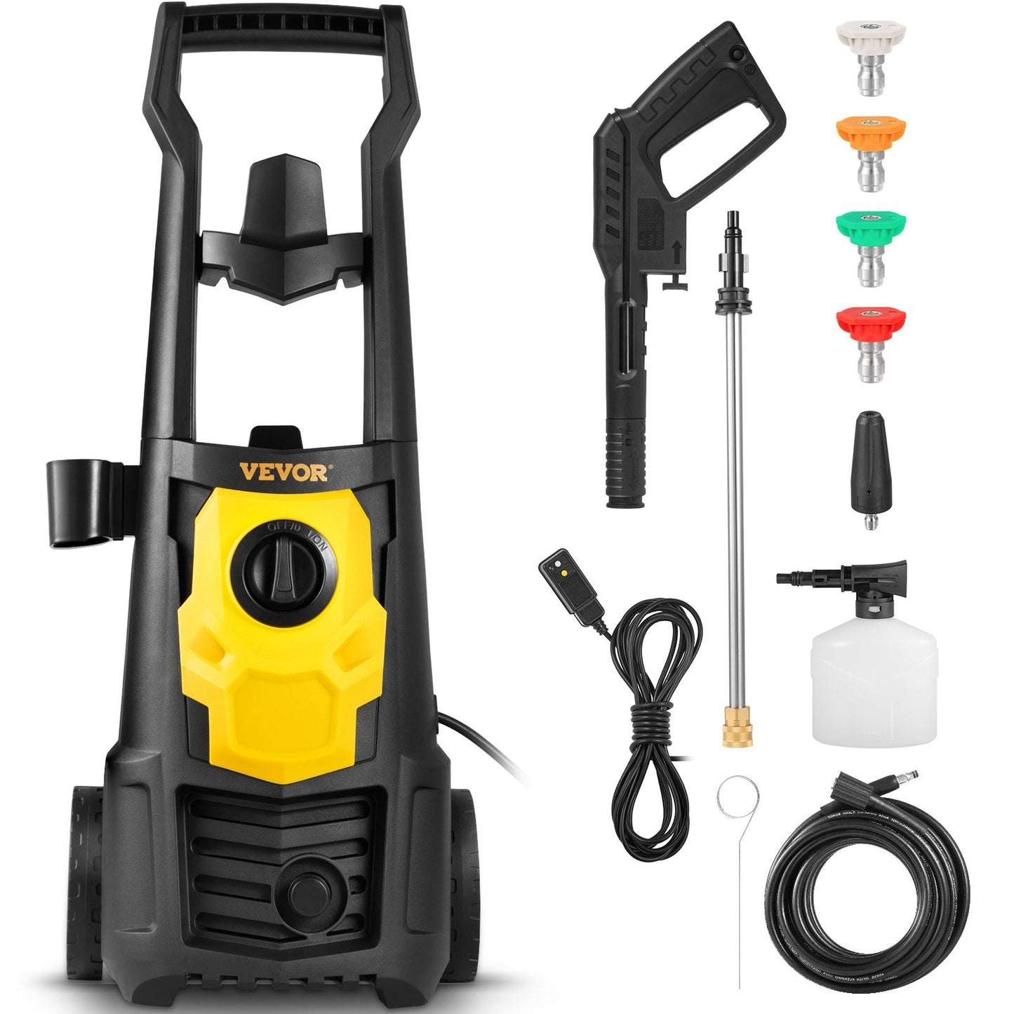 VEVOR Electric Pressure Washer 2000PSI, BUNDLE